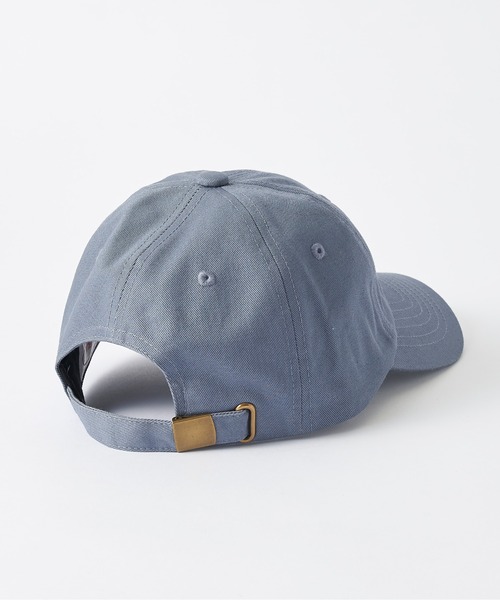 CIAOPANIC（チャオパニック）の「【LOW BUCKS/ロウ バックス】レザーパッチキャップ（キャップ・メンズ・チャコールグレー/オフホワイト/ブルー/グリーン・フリー）」の7枚目の写真