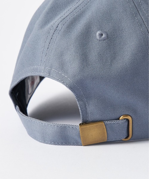 CIAOPANIC（チャオパニック）の「【LOW BUCKS/ロウ バックス】レザーパッチキャップ（キャップ・メンズ・チャコールグレー/オフホワイト/ブルー/グリーン・フリー）」の8枚目の写真