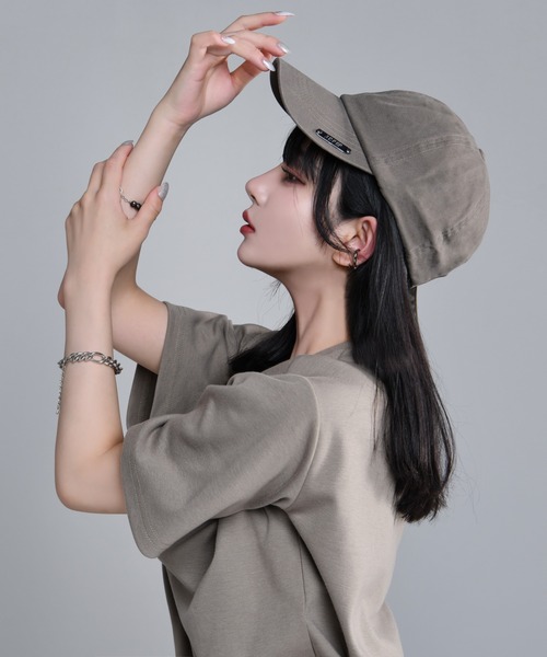 ADRER(アドラー)の「【ADRER】THE CAP/キャップ(キャップ・メンズ・ホワイト/ブラック/ベージュ/グレー/サックスブルー/グリーン・FREE)」の17枚目の写真