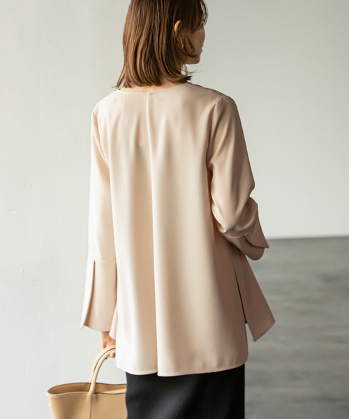 1.8万❤️未使用❤️完売　NOBLE ノーブル　洗える　Vネックオープンブラウス 楽天市場】【SALE／20%OFF】【洗える】Vネックオープンブラウス NOBLE