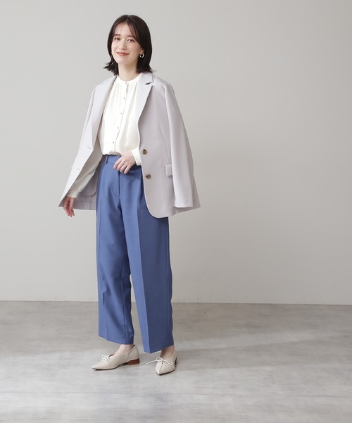 N.（N. Natural Beauty Basic）（エヌエヌナチュラルビューティーベーシック）の「【S Size Line】◆シングルジャケット（その他アウター・レディース・グレー/チェック・SMALL/MEDIUM）」の3枚目の写真