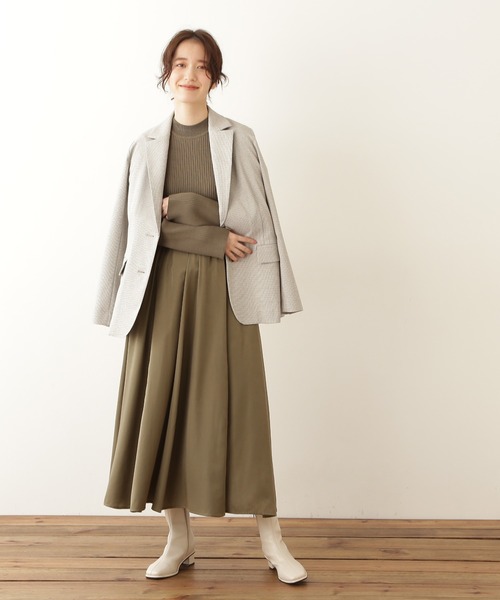 N.（N. Natural Beauty Basic）（エヌエヌナチュラルビューティーベーシック）の「【S Size Line】◆シングルジャケット（その他アウター・レディース・グレー/チェック・SMALL/MEDIUM）」の5枚目の写真