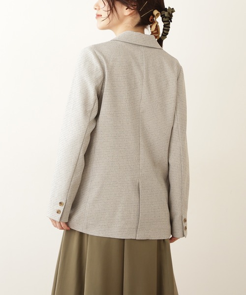 N.（N. Natural Beauty Basic）（エヌエヌナチュラルビューティーベーシック）の「【S Size Line】◆シングルジャケット（その他アウター・レディース・グレー/チェック・SMALL/MEDIUM）」の9枚目の写真