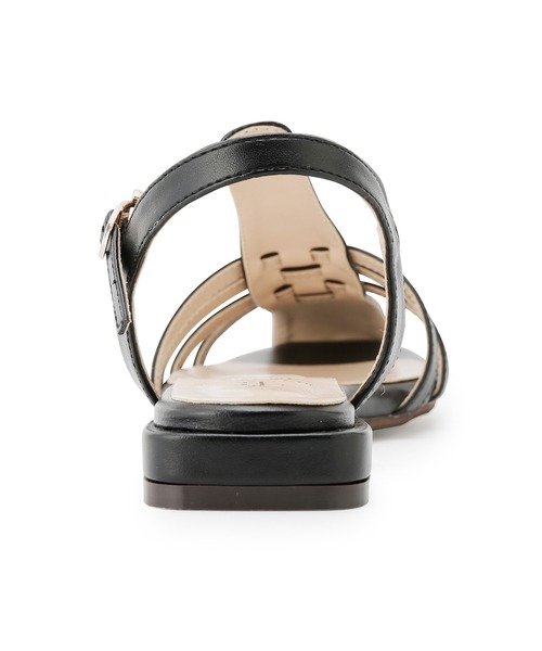 ROPE' PICNIC（ロペピクニック）の「スクエアトゥグルカサンダル（サンダル・レディース・ブラック/ゴールド/キナリ・23.5cm/24.5cm/23.0cm/24.0cm）」の9枚目の写真