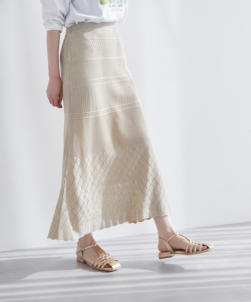 ROPE' PICNIC（ロペピクニック）の「スクエアトゥグルカサンダル（サンダル・レディース・ブラック/ゴールド/キナリ・23.5cm/24.5cm/23.0cm/24.0cm）」の20枚目の写真