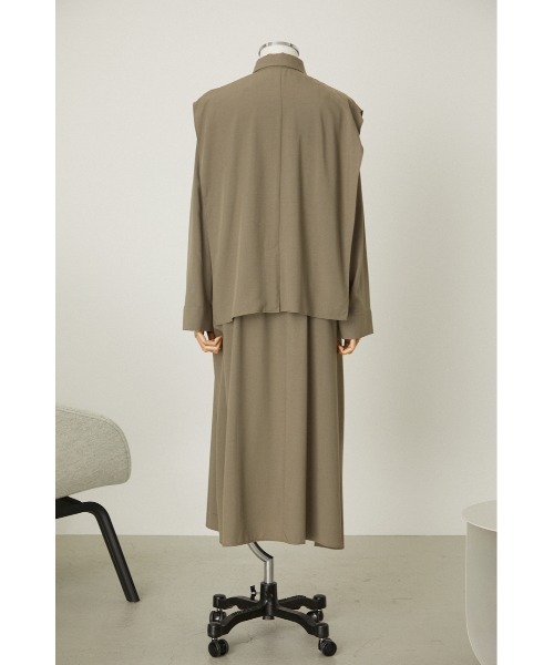 リムアーク　Vest Layered long SH RIM.ARK（リムアーク）の「Layered SH dress（ワンピース）」 - WEAR