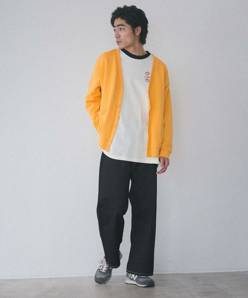 PBLIM（ページボーイリム）の「【PAGEBOYLIM】リラックスカラーカーデ（カーディガン/ボレロ・レディース・チャコールグレー/カーキ/イエロー/アイボリー/グリーン・MEDIUM/LARGE）」の16枚目の写真