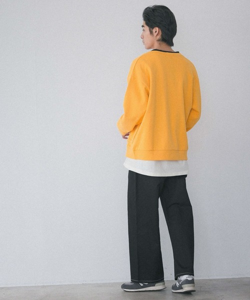 PBLIM（ページボーイリム）の「【PAGEBOYLIM】リラックスカラーカーデ（カーディガン/ボレロ・レディース・チャコールグレー/カーキ/イエロー/アイボリー/グリーン・MEDIUM/LARGE）」の17枚目の写真