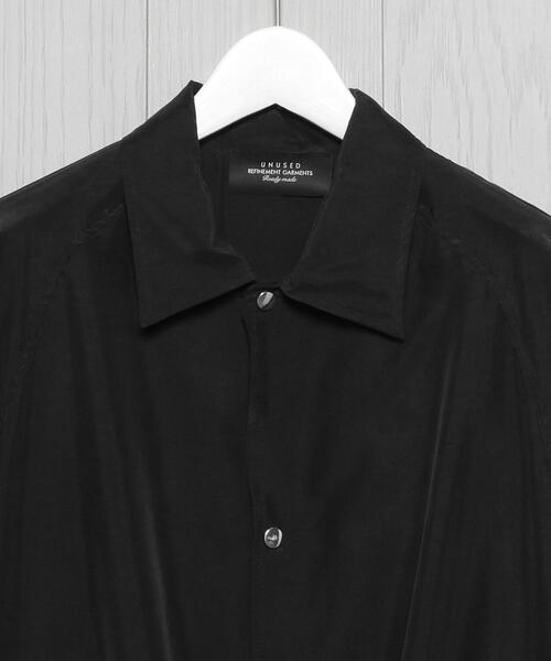 UNUSED(アンユーズド)の「<UNUSED>COACH SHIRT JACKET/ジャケット.(その他アウター・メンズ・ブラック/ホワイト・3/2)」の4枚目の写真