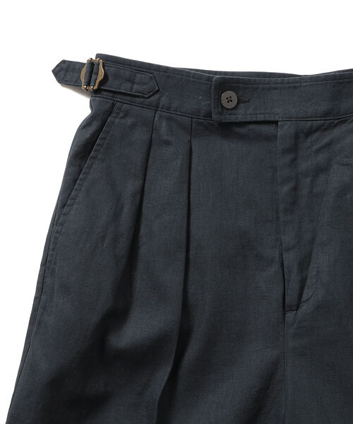BEAMS LIGHTS(ビームスライツ)の「BEAMS LIGHTS / コットンリネン グルカ ショーツ(その他パンツ・メンズ・ブラウン/ネイビー・SMALL/MEDIUM/LARGE)」の4枚目の写真