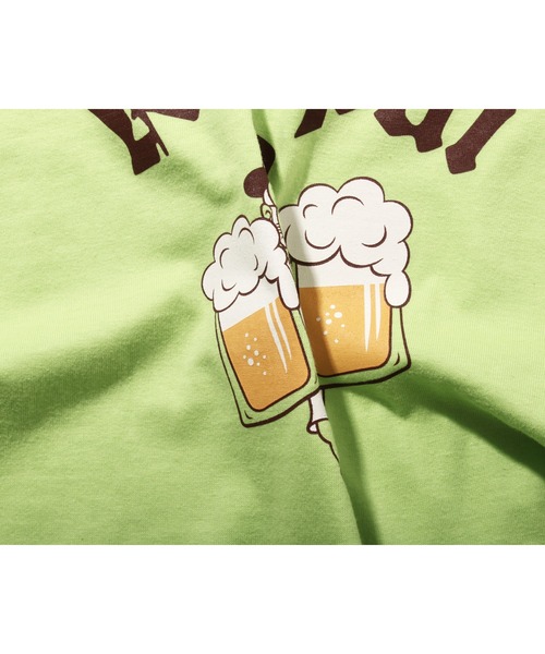 ROTAR(ローター)の「Kanpai Rotar Beer Club Tee カンパイ バックプリント(Tシャツ/カットソー・メンズ・ライム/ピンク系その他/ホワイト・X-LARGE/MEDIUM/SMALL/LARGE)」の10枚目の写真