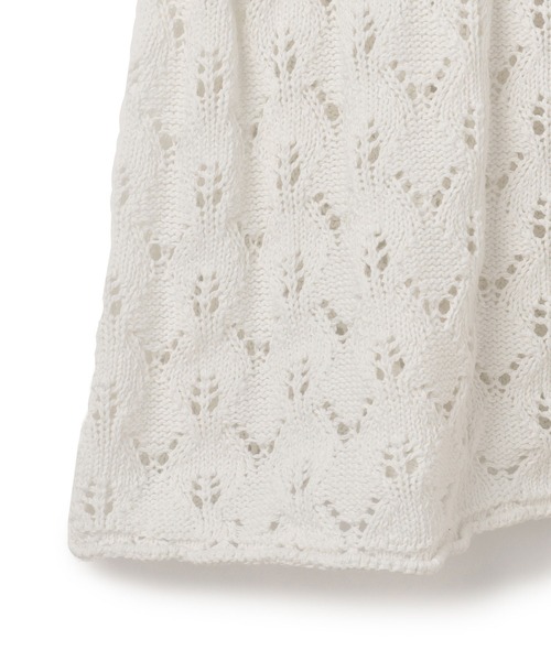 ReNorm（リノーム）の「かぎ針ニットワンピース（ワンピース・レディース・ホワイト/ブラック/オレンジ・フリー）」の15枚目の写真