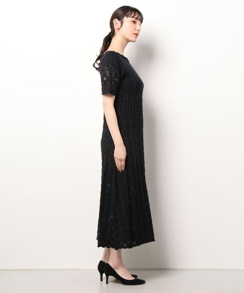 ReNorm（リノーム）の「かぎ針ニットワンピース（ワンピース・レディース・ホワイト/ブラック/オレンジ・フリー）」の21枚目の写真