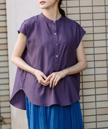 Munich | キュプラオーガニックコットンスリーブレスシャツ(シャツ/ブラウス)