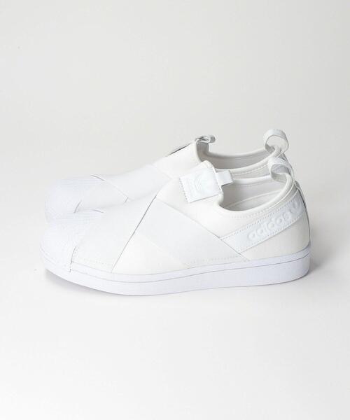 adidas（アディダス）の「【WEB限定】＜ adidas (アディダス)＞ SST スリッポン（スリッポン・レディース・ホワイト/ブラック・23cm/24.5cm/23.5cm/24cm/22.5cm）」の7枚目の写真