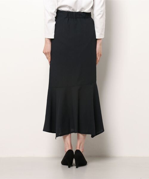 Cheek（チーク）の「【サイズ展開あり】ドロストスリットマーメイドスカート（スカート・レディース・ブラック/サックスブルー/アイボリー・SMALL/MEDIUM）」の19枚目の写真