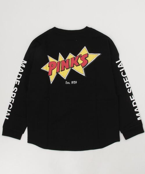 ムラサキスポーツ by RiY(ムラサキスポーツバイアールアイワイ)の「【ZOZOタウン限定アイテム】ANTIBAL/アンティバル x PINKS x RIY監修 キッズ オーバーサイズロンT 221AN3LT042(Tシャツ/カットソー・キッズ・ホワイト/ブラック・130cm/140cm/150cm/160cm)」の12枚目の写真