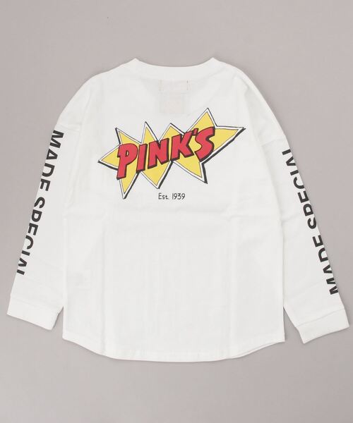 ムラサキスポーツ by RiY(ムラサキスポーツバイアールアイワイ)の「【ZOZOタウン限定アイテム】ANTIBAL/アンティバル x PINKS x RIY監修 キッズ オーバーサイズロンT 221AN3LT042(Tシャツ/カットソー・キッズ・ホワイト/ブラック・130cm/140cm/150cm/160cm)」の21枚目の写真