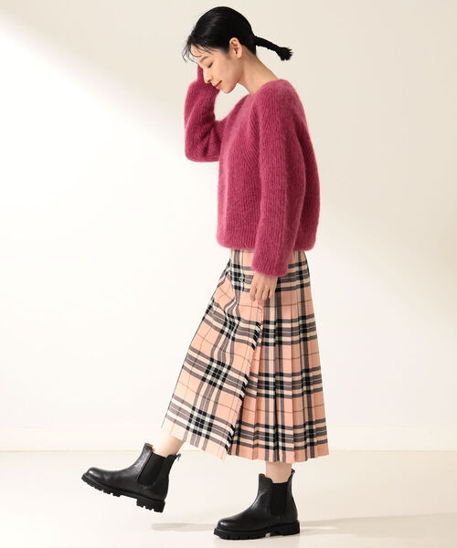 O'NEIL of DUBLIN（オニールオブダブリン）の「O’NEIL OF DUBLIN / BOOLDURRA キルトスカート（スカート・レディース・ピンク・8/10/12）」の4枚目の写真