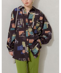 SpRay | 小物柄　ＢＩＧ　シャツ(シャツ/ブラウス)