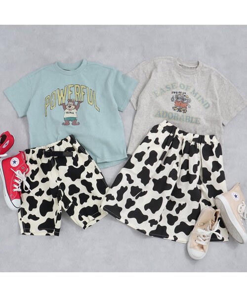 BREEZE（ブリーズ）の「総柄クライミングハーフパンツ 5分丈（その他パンツ・キッズ・ベージュ/カモフラージュ/レインボー/オフホワイト/ブラウン/ネイビー・90/100/110/120/80/130/140）」の13枚目の写真