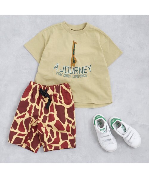 BREEZE（ブリーズ）の「総柄クライミングハーフパンツ 5分丈（その他パンツ・キッズ・ベージュ/カモフラージュ/レインボー/オフホワイト/ブラウン/ネイビー・90/100/110/120/80/130/140）」の14枚目の写真