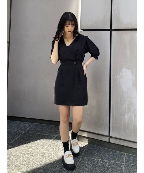 jouetie（ジュエティ）の「ビットローファー（その他シューズ・レディース・ブラック/オフホワイト/イエロー・M/L）」の6枚目の写真