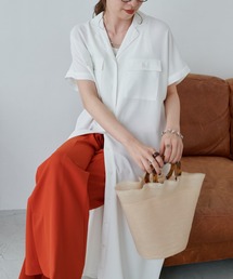 DISCOAT | 開襟シャツワンピース(シャツワンピース)