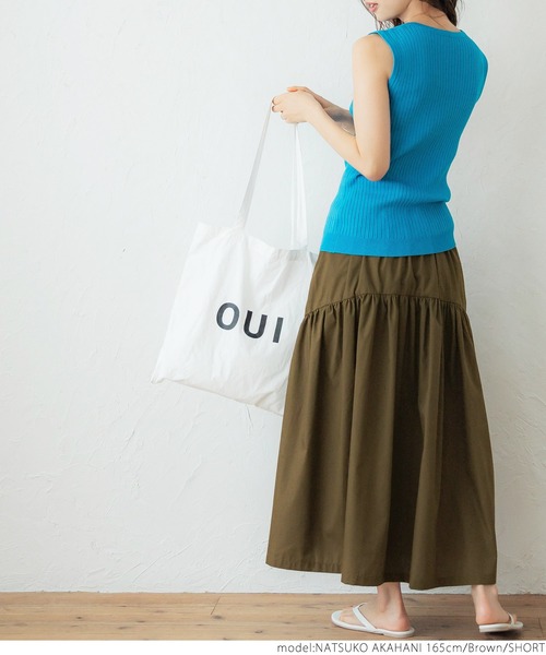 coca（coca）（コカ）の「大人のギャザーマキシスカート（スカート・レディース・ブラック/ブラウン・SHORT/LONG）」の7枚目の写真