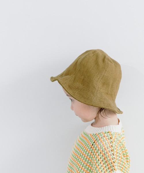 LOWRYS FARM（ローリーズファーム）の「ワイヤーチューリップハット　264898（ハット・キッズ・ホワイト/ブラック/グリーン・FREE）」の3枚目の写真