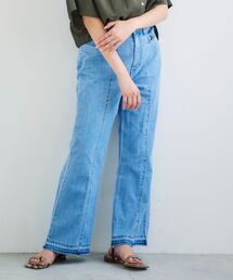 le.coeur blanc | デニムセンターシームフレアパンツ(デニムパンツ)