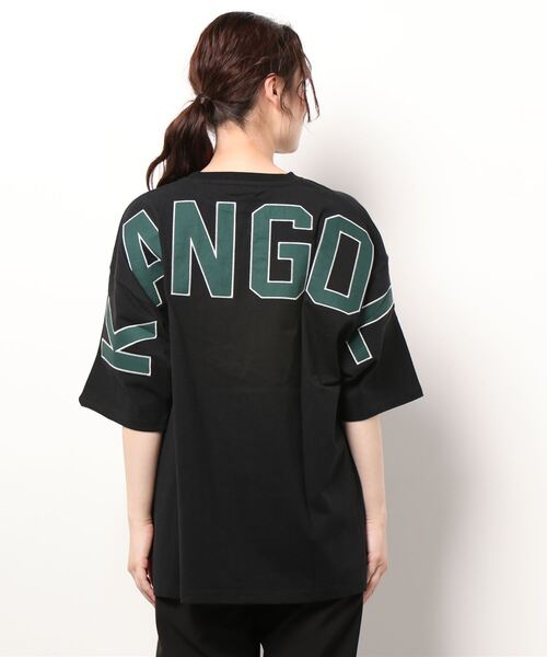 KANGOL(カンゴール)の「【KANGOL】ロゴビックシルエットTシャツ(Tシャツ/カットソー・レディース・ホワイト/ブラック・M/L)」の4枚目の写真