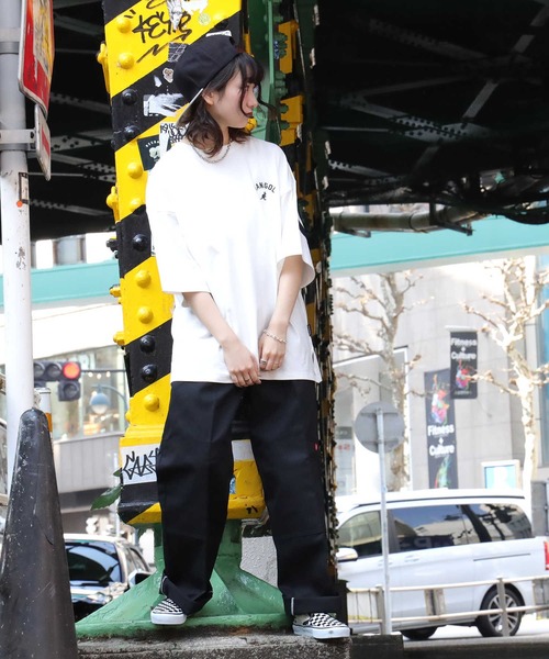 KANGOL(カンゴール)の「【KANGOL】ロゴビックシルエットTシャツ(Tシャツ/カットソー・レディース・ホワイト/ブラック・M/L)」の10枚目の写真