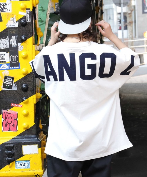 KANGOL(カンゴール)の「【KANGOL】ロゴビックシルエットTシャツ(Tシャツ/カットソー・レディース・ホワイト/ブラック・M/L)」の11枚目の写真