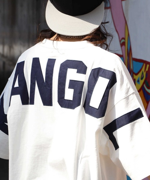 KANGOL(カンゴール)の「【KANGOL】ロゴビックシルエットTシャツ(Tシャツ/カットソー・レディース・ホワイト/ブラック・M/L)」の12枚目の写真
