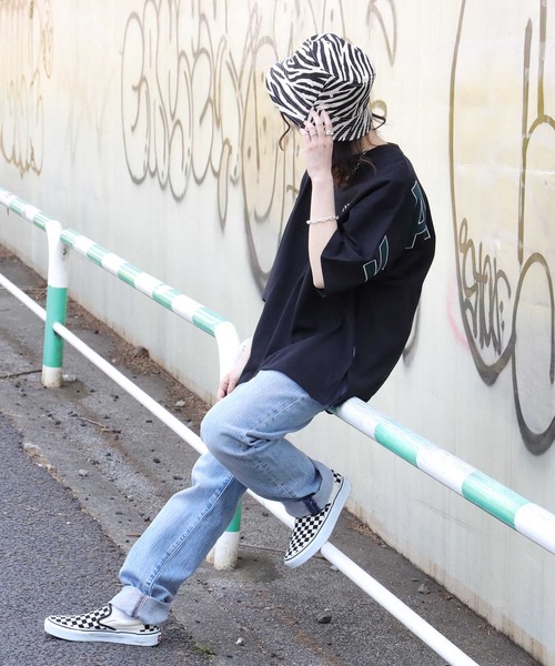 KANGOL(カンゴール)の「【KANGOL】ロゴビックシルエットTシャツ(Tシャツ/カットソー・レディース・ホワイト/ブラック・M/L)」の20枚目の写真