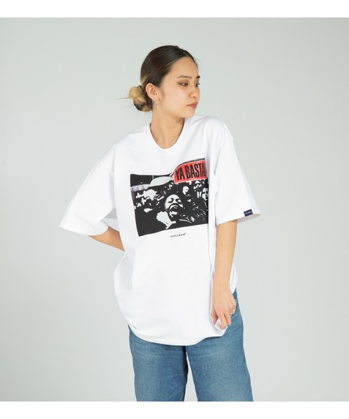 APPLEBUM（アップルバム）の「"YA BASTA!" T-shirt（Tシャツ/カットソー・メンズ・ホワイト/ブラック・X-LARGE/LARGE/XX-LARGE/MEDIUM）」の11枚目の写真