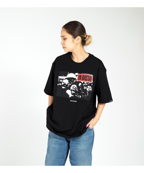 APPLEBUM（アップルバム）の「"YA BASTA!" T-shirt（Tシャツ/カットソー・メンズ・ホワイト/ブラック・X-LARGE/LARGE/XX-LARGE/MEDIUM）」の20枚目の写真