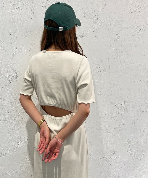 apres jour mignon(アプレジュールミニョン)の「デザインメローワンピース【ZOZOTOWN限定アイテム】(ワンピース・レディース・アイボリー/ブラック・X-LARGE/フリー)」の11枚目の写真