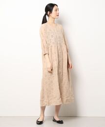 Samansa Mos2 | 【FROM INDIA】前後着カットワークワンピース(ワンピース)