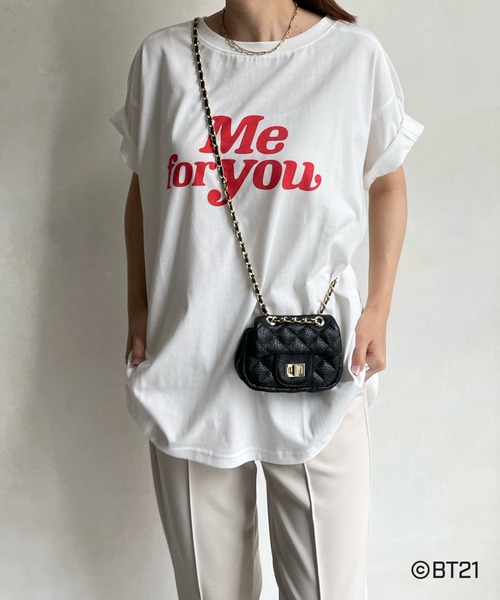 BT21（ビーティーイシビル）の「【BT21】SHOOKY Tシャツ（Tシャツ/カットソー・レディース・オフホワイト・FREE）」の2枚目の写真