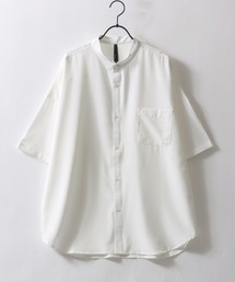 SITRY(Vg[)Oversize Drop shoulder Stretch Band Collar shirt/I[o[TCY hbvV_[ Xgb` ohJ[Vc(Vc/uEX)