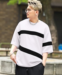 梨地切替BIGTシャツ