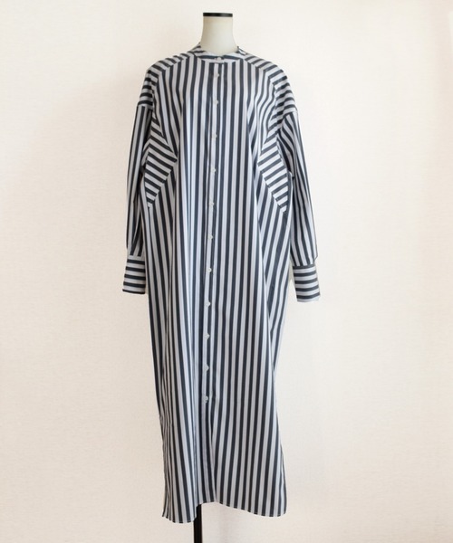 Marient(マリエント)の「ストライプオーバーロングシャツOP/ワンピ(シャツワンピース・レディース・ストライプ・FREE)」の13枚目の写真
