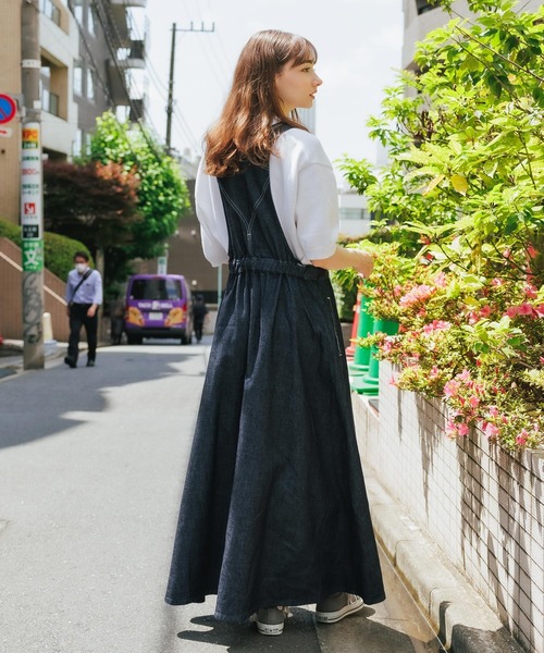美品✨ADRIANNA PAPELL ジャンプスーツ スカートオーバーレイ　L ロールドカラー オーバースカート ジャンプスーツ ブラック