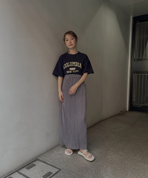 I_am(アイアム)の「pleats gingham skirt(スカート・レディース・ブラック/グリーン・FREE)」の10枚目の写真
