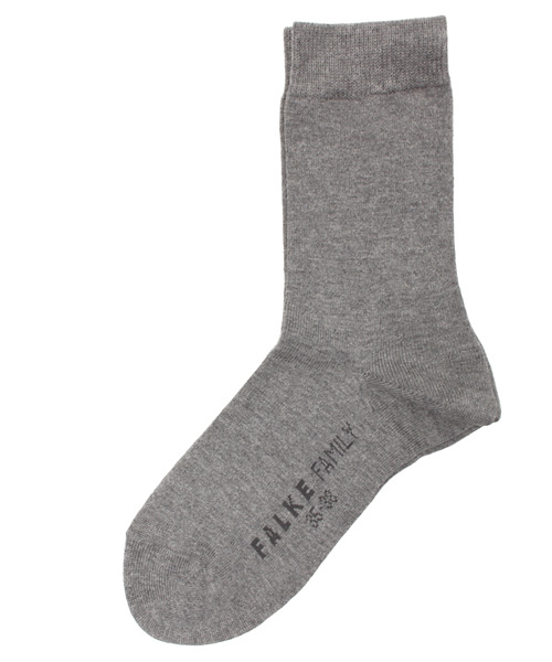 B:MING by BEAMS（ビーミングバイビームス）の「【EC展開外】FALKE / FAMILY SOX（ソックス/靴下・レディース・ホワイト/グレー・35～38）」の2枚目の写真
