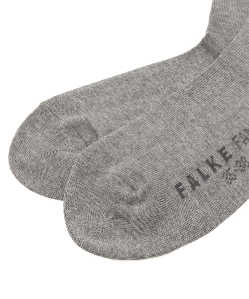 B:MING by BEAMS（ビーミングバイビームス）の「【EC展開外】FALKE / FAMILY SOX（ソックス/靴下・レディース・ホワイト/グレー・35～38）」の4枚目の写真