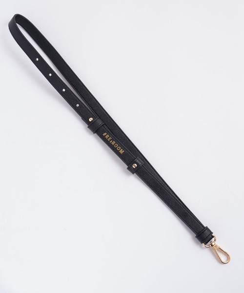 #Re:room（リルーム）の「ロゴレザーマルチストラップ（その他小物・メンズ・ブラック・FREE）」の3枚目の写真