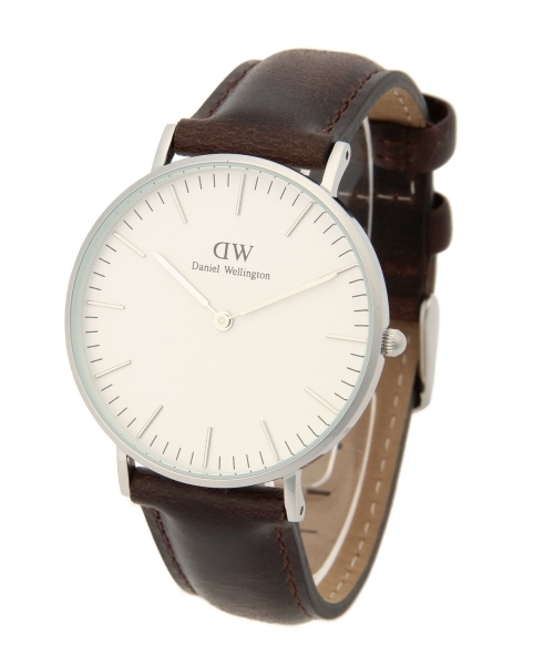 bpr BEAMS（ビーピーアール ビームス ）の「DANIEL WELLINGTON / Classic シェフィールド シルバー 36mm（アナログ腕時計・レディース・ダークブラウン/ブラック/ブラウン/ブラウン系その他/ブラック系その他・ONE SIZE）」の11枚目の写真